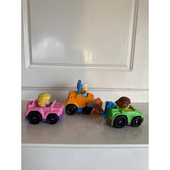 Fisher-Price Little People Construction & Car Vehicle Toys Set 2014 Mattel - Picture 5 of 8